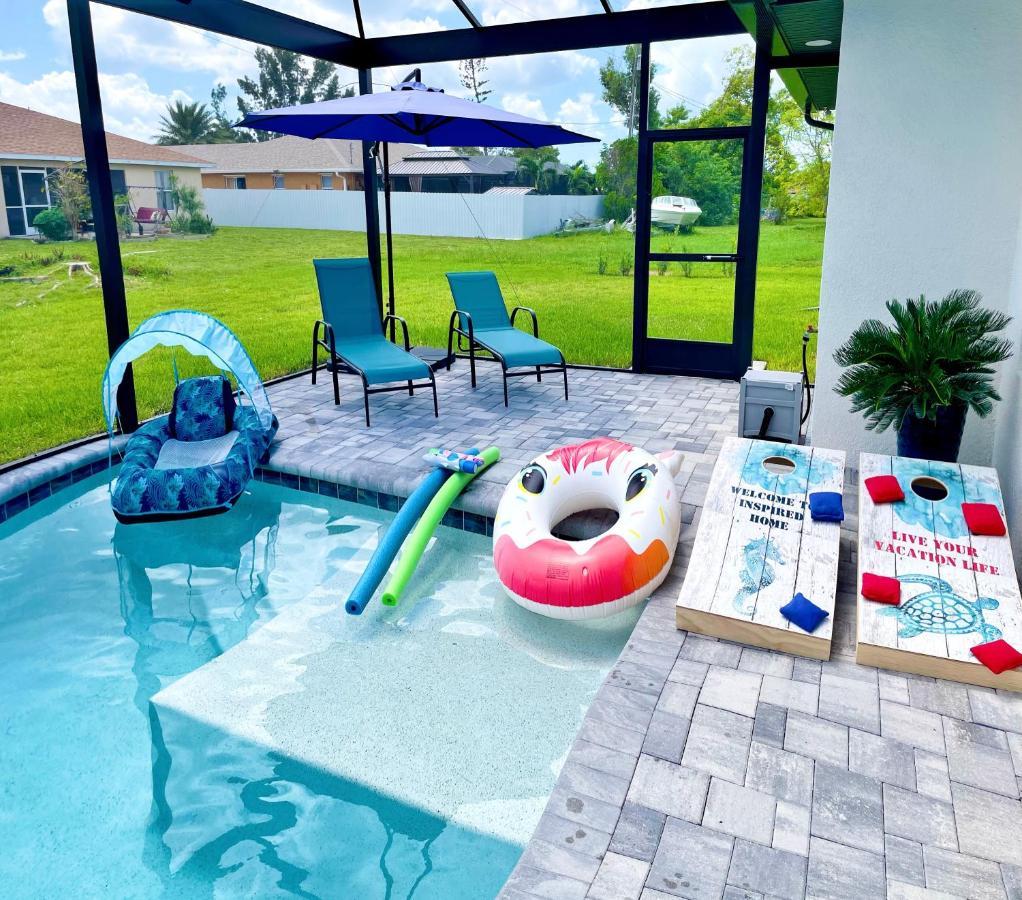 Perfect Oasis Retreat ! 2023 Luxury Built Home, Heated Pool And Games Cape Coral Bagian luar foto